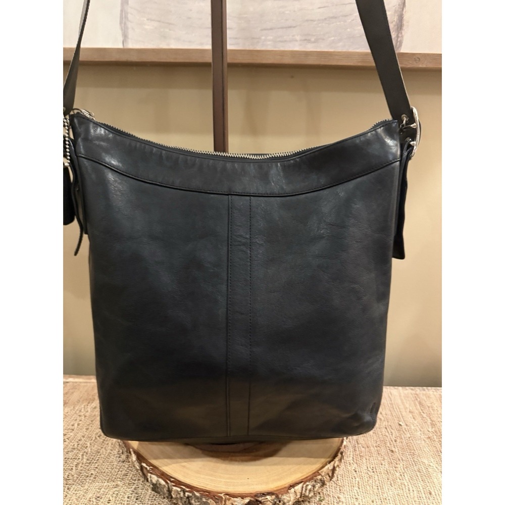 Coach Vintage Black Zip Top Legacy Shoulder Crossbody Bag 9188‎